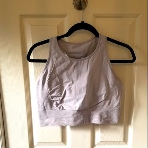 Ebb to train bra, size 12, iced iris